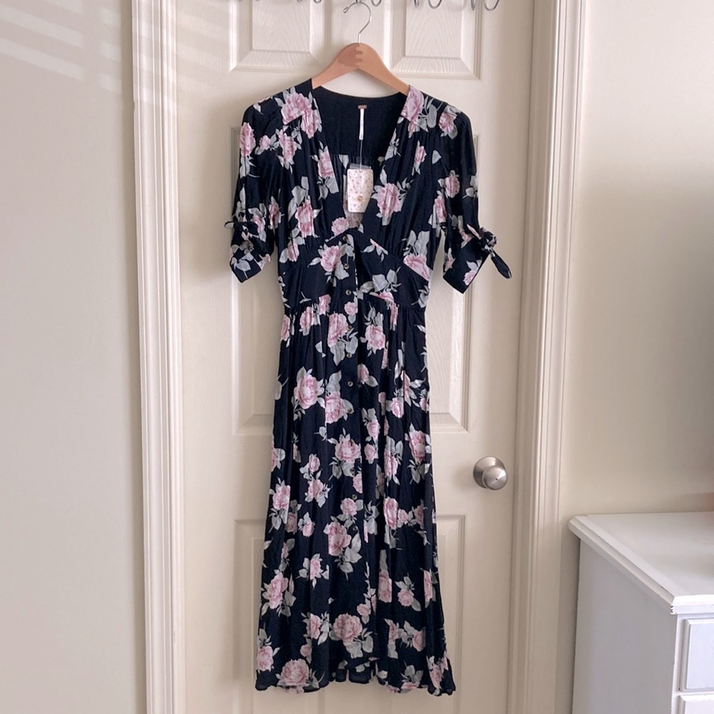 Free People love of my life midi dress, Sz XS